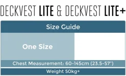 Gilet gonflable Spinlock Deckvest LITE+ 170 N Automatique Noir