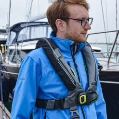 Gilet gonflable Spinlock 6D Deckvest 275 N Automatique Noir + Harnais