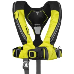 Gilet gonflable Spinlock 6D Deckvest 170 N Automatique Jaune citron