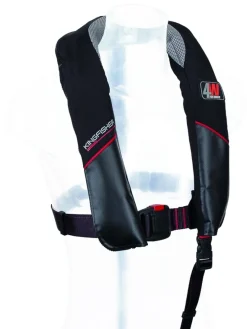 Gilet gonflable 4Water Kingfisher 150N automatique noir