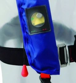 Gilet gonflable 4Water Skipper 150N automatique bleu + harnais