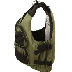 Gilet kayak pêche Aqua Design Kaaki 50N Vert