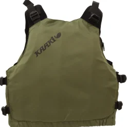 Gilet kayak pêche Aqua Design Kaaki 50N Vert