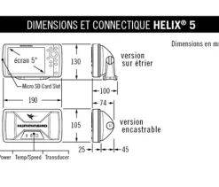 GPS Marin Humminbird HELIX 5 G2 CP