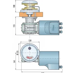 Guindeau électrique vertical Quick Marine Rider
