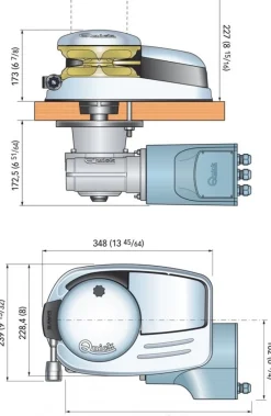 Guindeau Quick vertical Dave 12V 1700W
