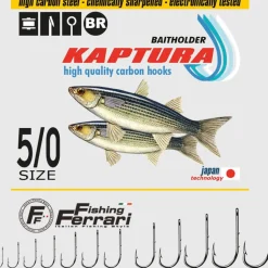 Hamecon simple oeillet Fishing Ferrari Kaptura Baitholder Ringed