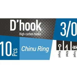 Hameçon Simple Daiwa D'Hook Chinu Ring