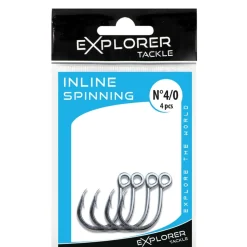 Hameçon simple Explorer Tackle Inline Spinning Hook