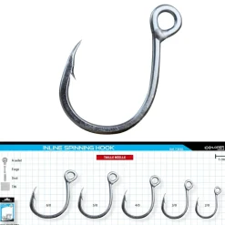 Hameçon simple Explorer Tackle Inline Spinning Hook