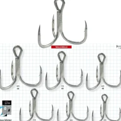 Hameçon triple Explorer Tackle Popping GT Treble Hook