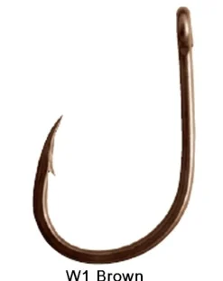 Hameçons Carpe Elitech Prowess W1 Brown x 10
