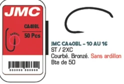 Hameçons JMC CA40BL - Boîte de 50