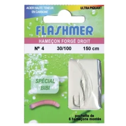 Hameçons Montés Flashmer Special Bibi X 6