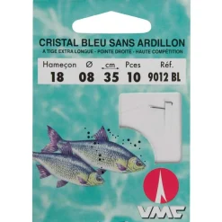 Hameçons montés Water Queen cristal bleu sans ardillon