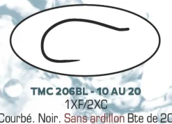 Hameçons mouche TMC 206BL