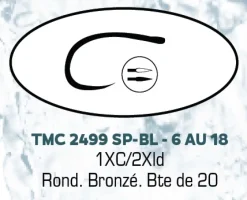 Hameçons mouche TMC 2499SP-BL