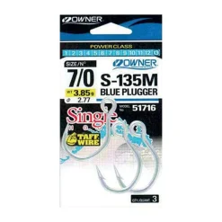 Hameçons simple Owner S-135M Single minnow