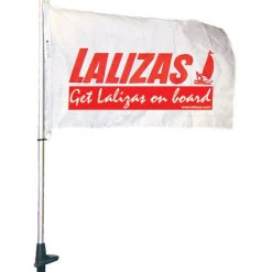 Hampe de pavillon Lalizas avec support encastrable