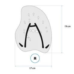 Hand paddle Arena vortex evolution - Black - Taille M