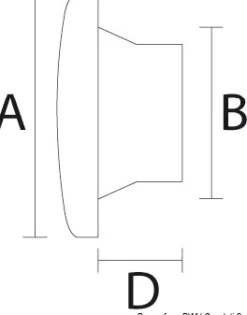 Haut-Parleurs Osculati 7,4" - Blanc