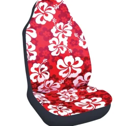 Housse de siège Surfpistols pour voiture Hibiscus Rouge