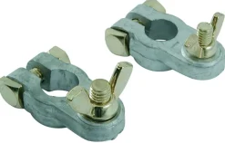 Jeu de deux cosses +/- papillon en plomb
