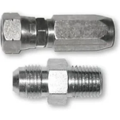 Jeu de raccords droits - tuyau souple - ø8mm Lecomble et Schmidt