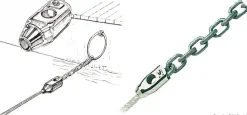 Jonction ancre/cordage Osculati Ø 8/Ø 12
