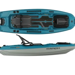 Kayak de pêche Pelican Catch PWR 100 Bleu