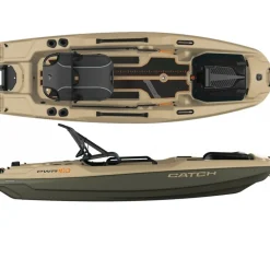 Kayak de pêche Pelican Catch PWR 100 Khaki OCCASION GRADE B