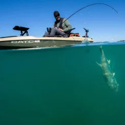 Kayak de pêche Pelican Catch PWR 100 Khaki