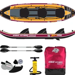 Kayak gonflable 3 places Rockside Grand Voyager Supercharged