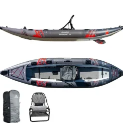 Kayak gonflable de pêche Aquaglide Blackfoot XF 130 Angler