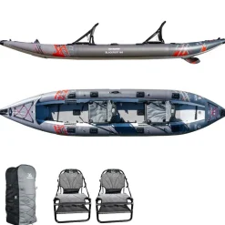 Kayak gonflable de pêche Aquaglide Blackfoot XF 160 Angler