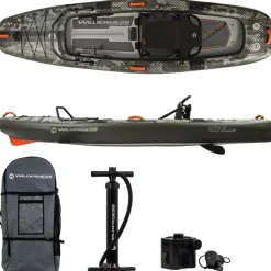 Kayak gonflable de pêche dropstitch Wilderness iAtak 110