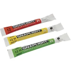 kit Cyalume Snaplight 12 H jaune/rouge/vert