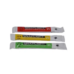 kit Cyalume Snaplight 12 H jaune/rouge/vert