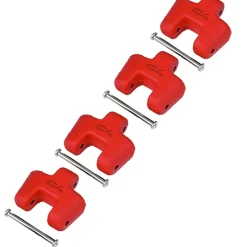 Kit de 4 Plombs de cou additionnels C4 Dyno Rouge