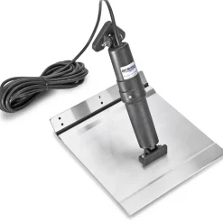 Kit flaps Lectrolab 230X460 mm pelles aluminium avec commutateur Joystick LED 12V