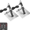 Kit flaps Lectrolab 305X460 mm pelles Aluminium avec commutateur LED 12V