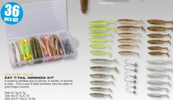 Kit Savage Gear Fat Minnow T Tail 36 pièces