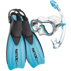 Kit snorkeling Palmes Masque Tuba Silicone Seac sub Sprint Purge