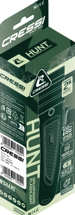 Lampe de plongée Cressi Hunt 1600 Camou
