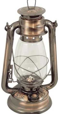 Lampe Tempête Bronze Vieilli Vernie