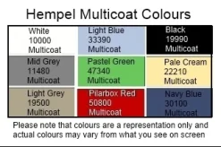 Laque Multi Coat Satinée -Hempel - 10000 blanc - 0,75 l