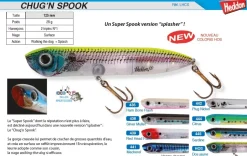 Leurre Chug'n Spook Heddon 12.5 cm