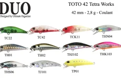 Leurre Coulant Duo Toto 42 Tetra Works 42