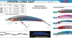 Leurre Crystal Long Cast Yo-Zuri 11 cm