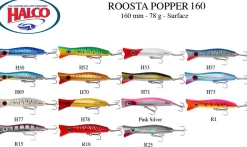 Leurre de Surface Halco Roosta Popper 160